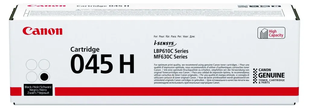 Canon 045 H Nero Originale - Toner Alta Capacità per i-SENSYS e ImageCLASS