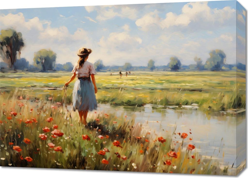 Bild 70x50cm Ländliche Ruhe