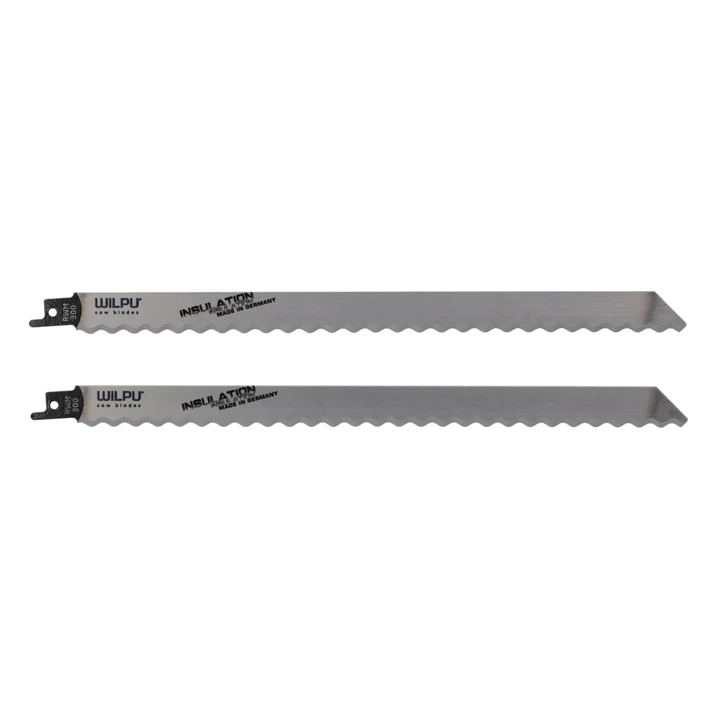 Lame scie sabre double ondulation pour polystyrène et tapis
