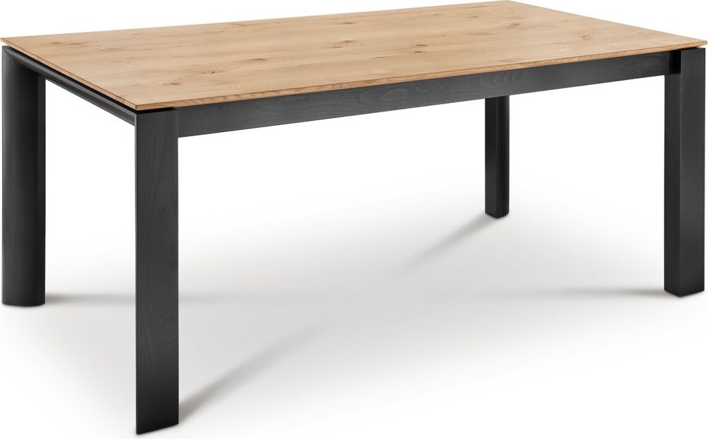 Auszugstisch Abe 180x100+70 Tisch inkl. Auszug Esstisch Wildeiche Massiv