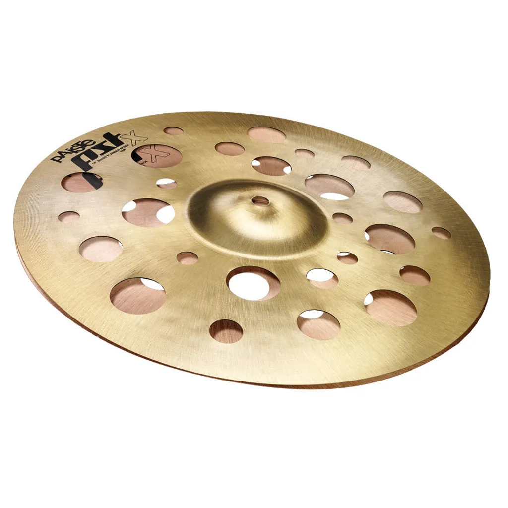 Paiste PST X Swiss Flanger Stack 14 élimine les résonances longues