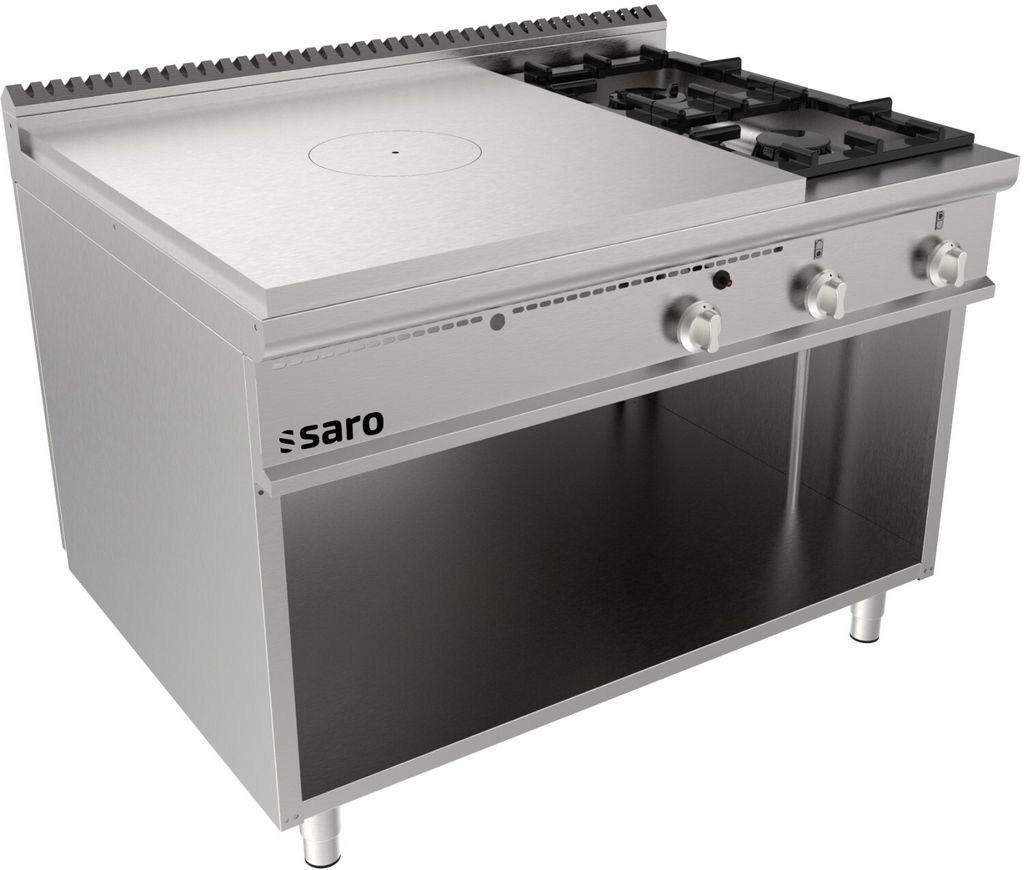 Saro Glühplattenherd Offener Unterbau +2 Brenner Modell Lq Produktbild 