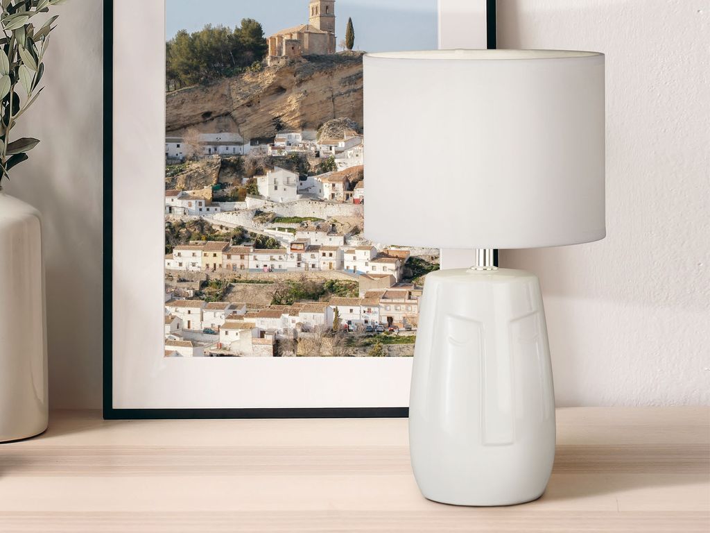 Ausgefallene Designer Tischlampe mit LED dimmbar, Produktbild 