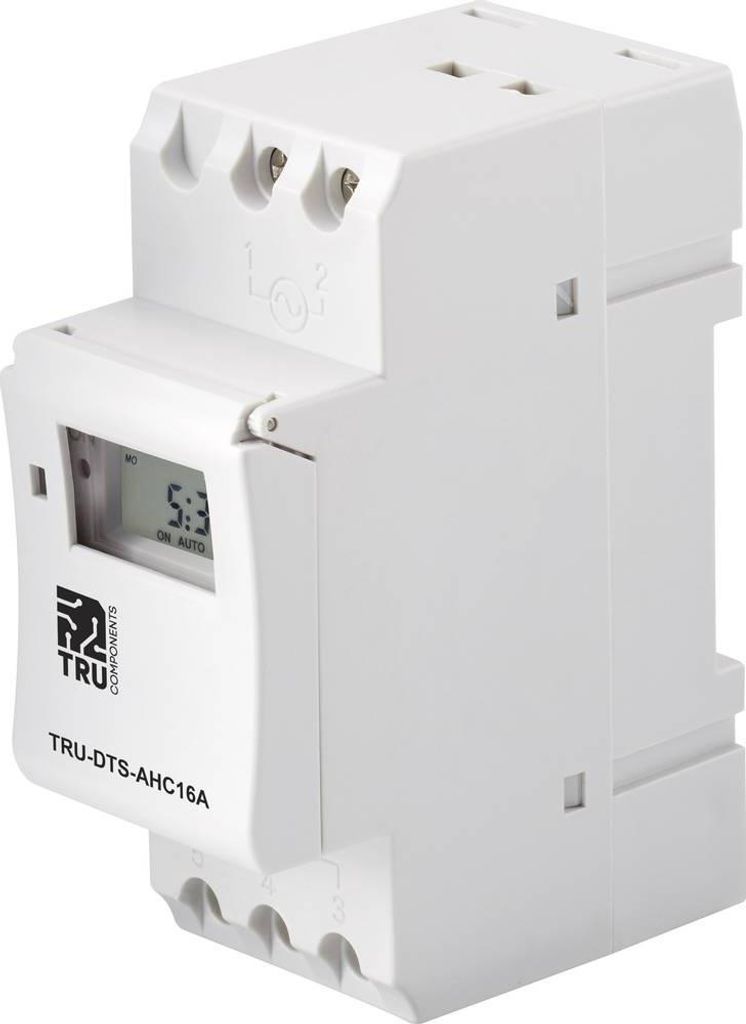 Tru Components Tru Dts Ahc16 A Betriebsspannung: 230 V/Ac Wechsler Zeitschaltuhr