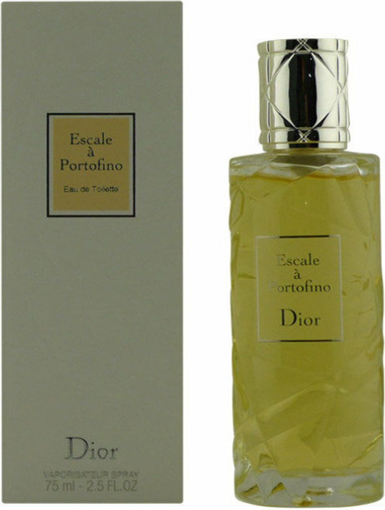 A product shot of a perfume bottle and its packaging.