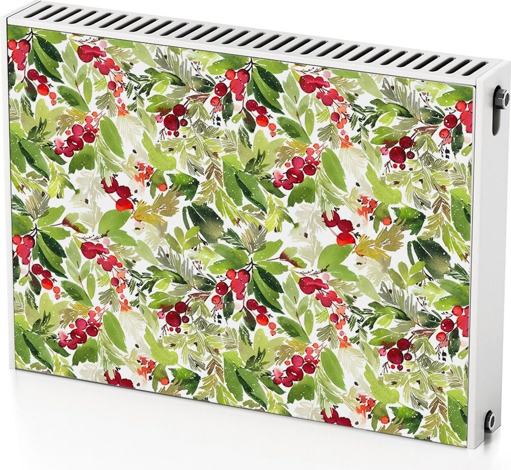 Pflanzen – Magnetische Heizkörperabdeckung – 80x60 cm – Magnet Heizkörperabdeckung – 3D Würfel – Heizkörperverkleidung – Magnetisch...