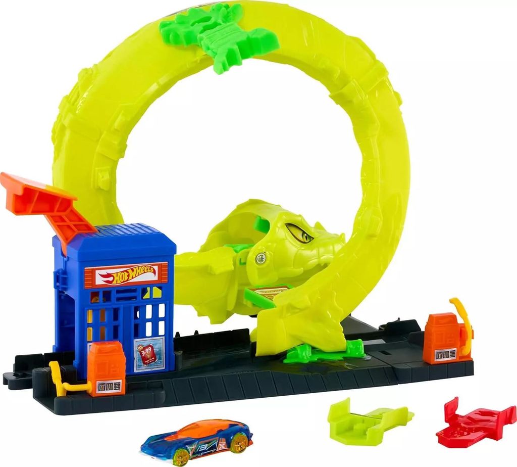 Hot Wheels - Looping Serpent Set with Die-Cast Car - Hot Productafbeelding 