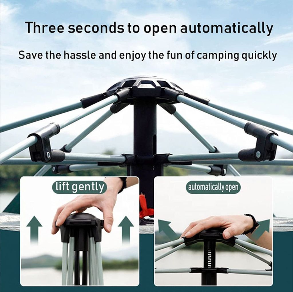Welikera Wurfzelt,Camping Zelt Automatisches Produktbild 4