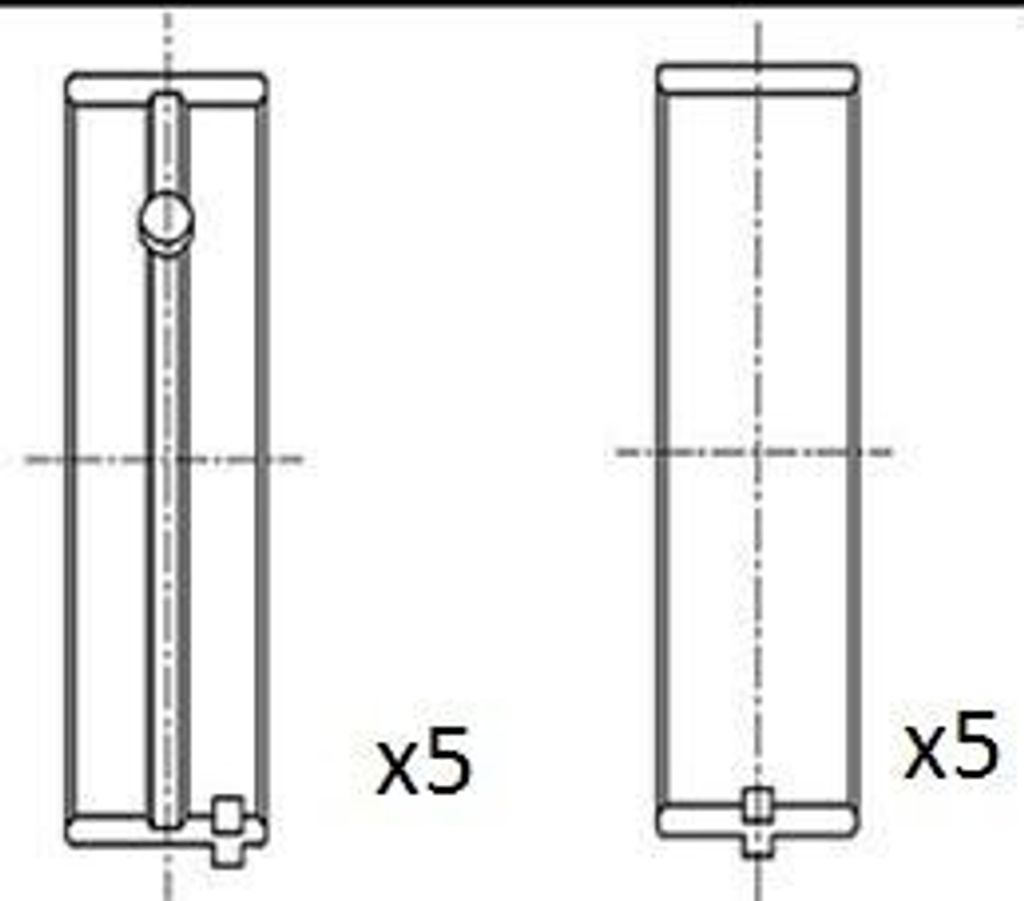 FAI AutoParts Kurbelwellenlager BM1069-STD für OPEL Vivaro A Kastenwagen (X83) 20,99mm 61,7mm