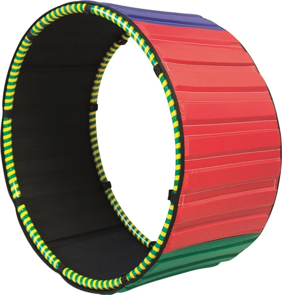 Tunnel de jeu mobile avec roulettes intégrées pour exercices moteurs