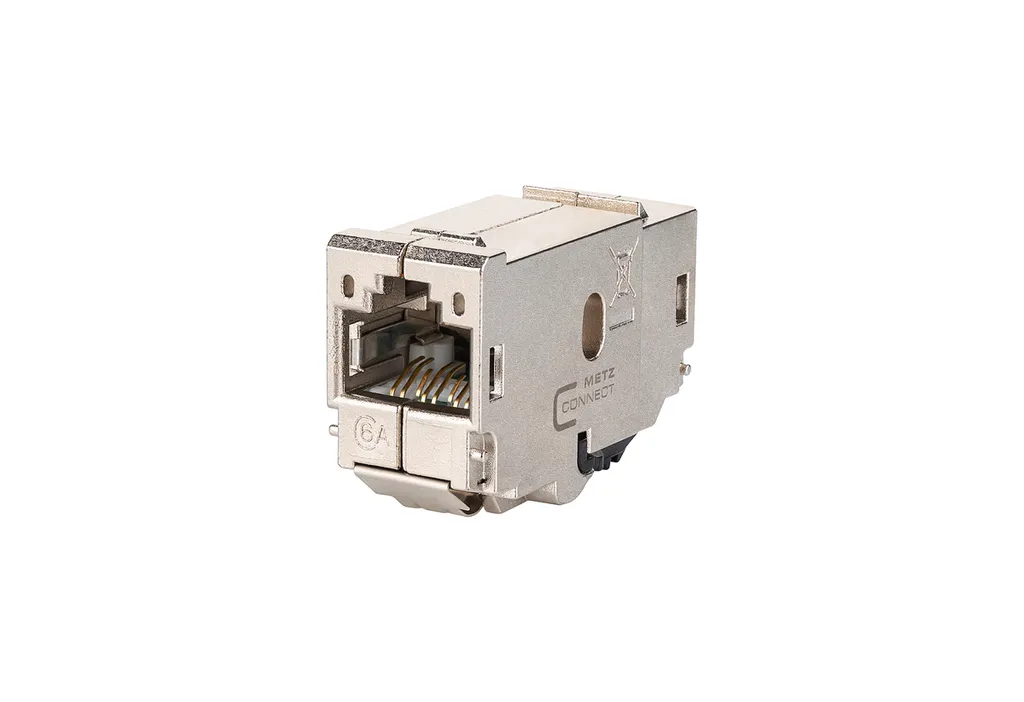 Accoppiatore RJ45 Metz Connect 1309A0-I Cat6A 10Gb Silver