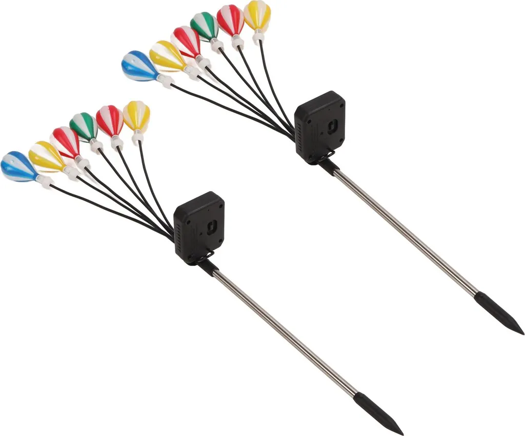 Lampe Solaire Firefly Flexible avec 6 LED Lumineuses pour Balisage Jardin