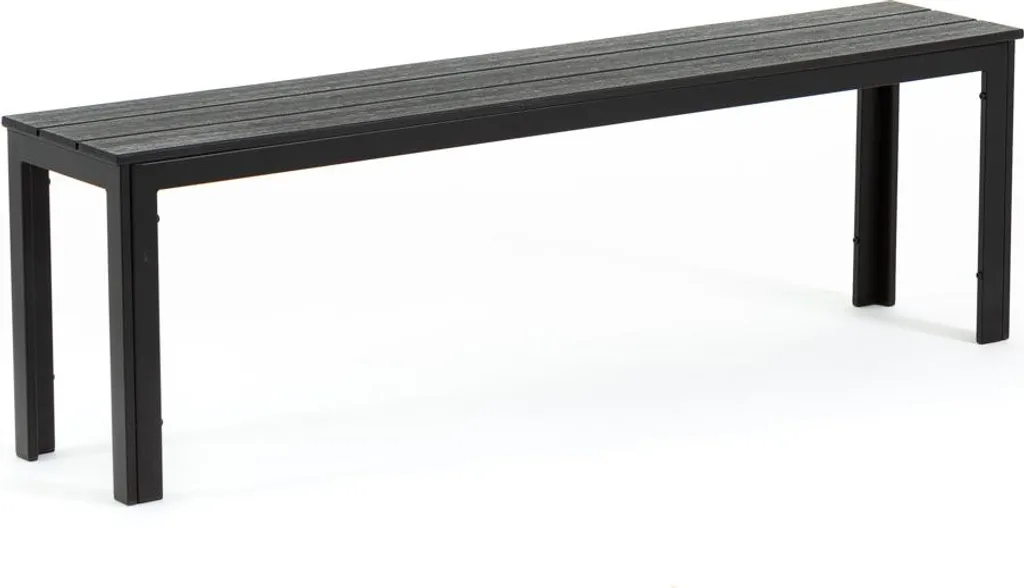Banc de jardin moderne design bois et métal pour terrasse et balcon chic