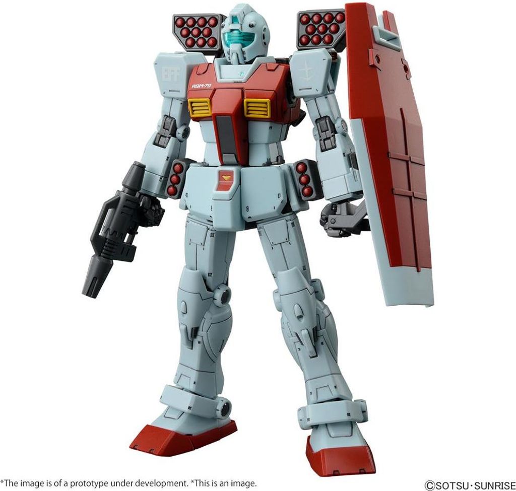 Bandai - HG 1/144 Gm (Shoulder Cannon / Missile Pod)