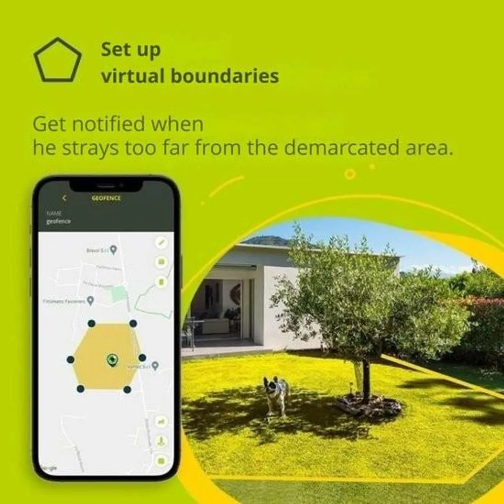 Traceur GPS Chat sans Abonnement Étanche avec Fixation Collier Vert