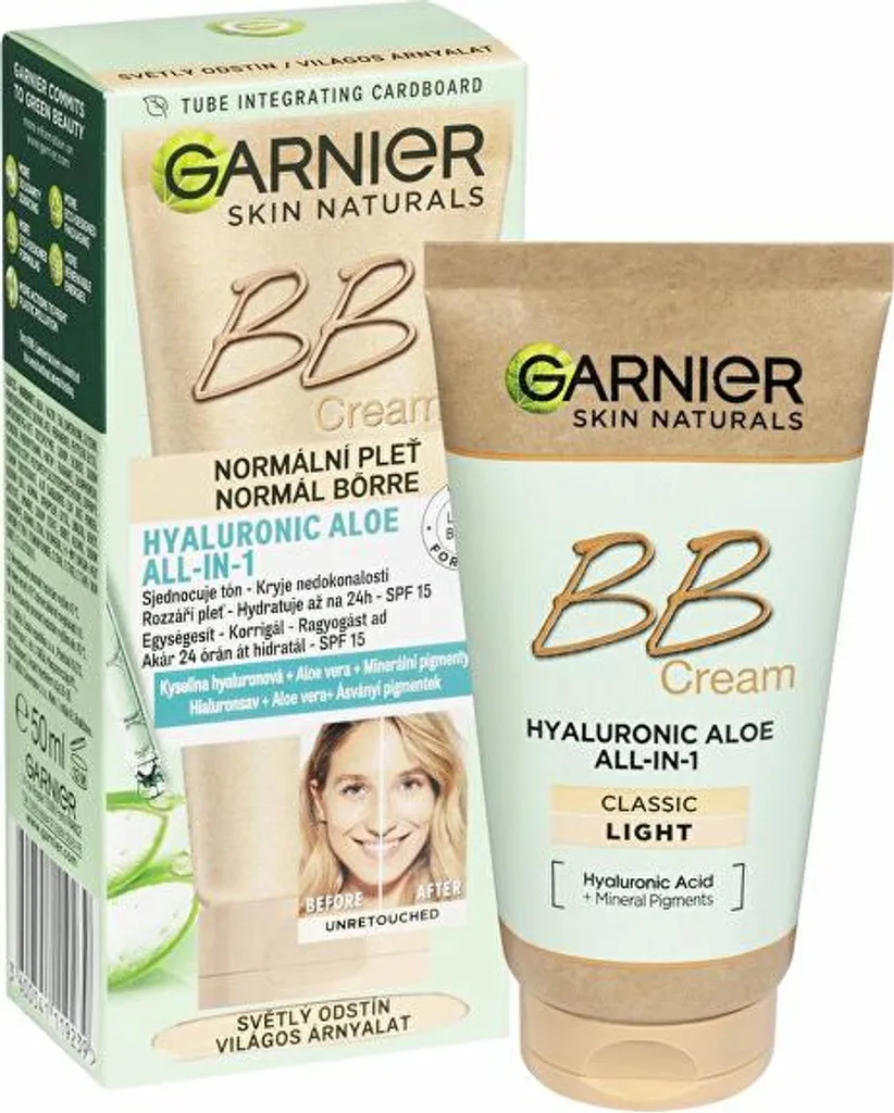 GARNIER BB Cream Classique 5-en-1 avec Protection Solaire Format 50 ml
