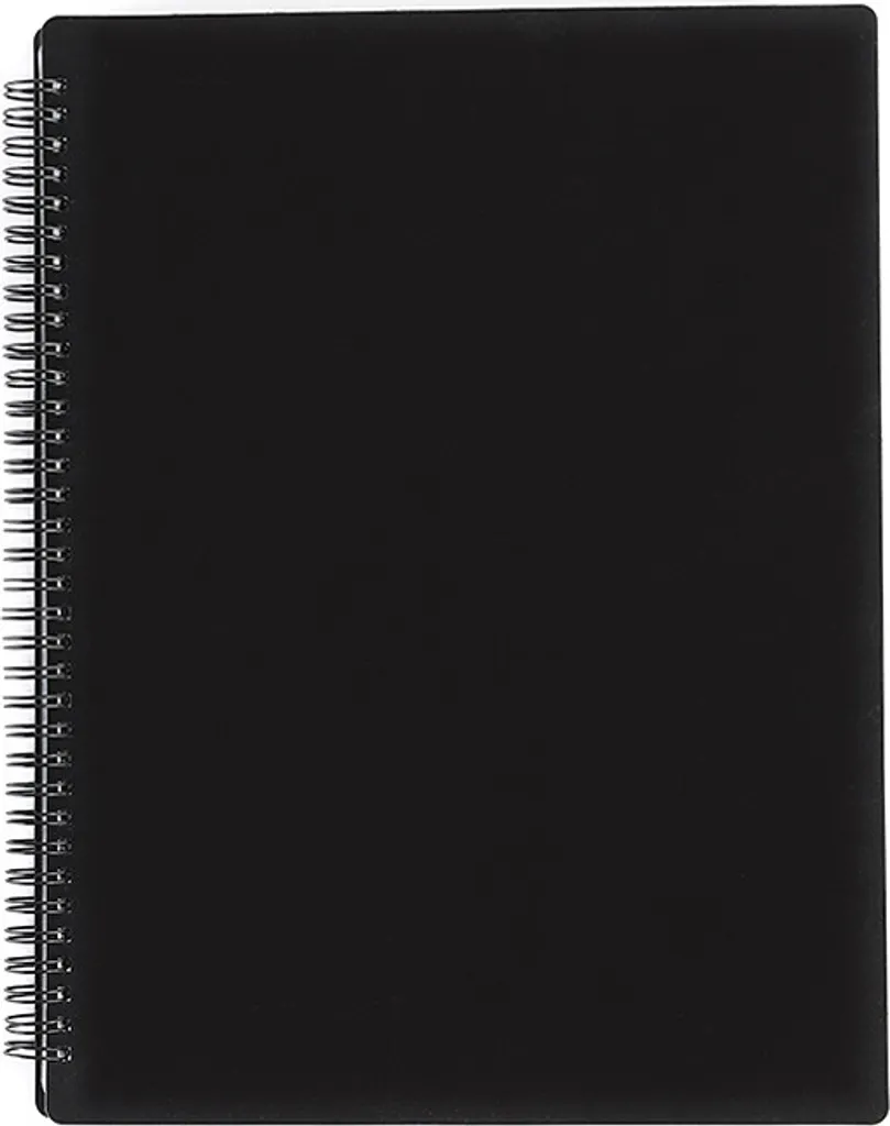 INF Cartella per Spartiti A4 Nero 60 Tasche - Raccoglitore Professionale