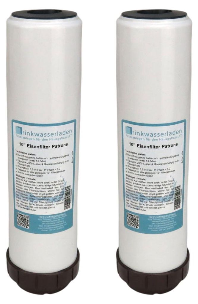 2x Eisenfilter 10' Wasserfilter für Garten,Brunnen,Pool, Produktbild 