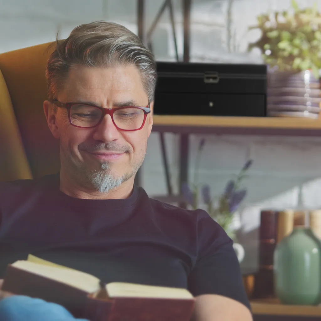 Coffret de rangement lunettes à 12 compartiments et doublure velours