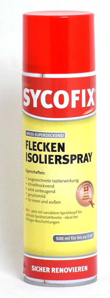 Sycofix - Flecken-Isolierspray weiß-superdeckend 500ml Produktbild 