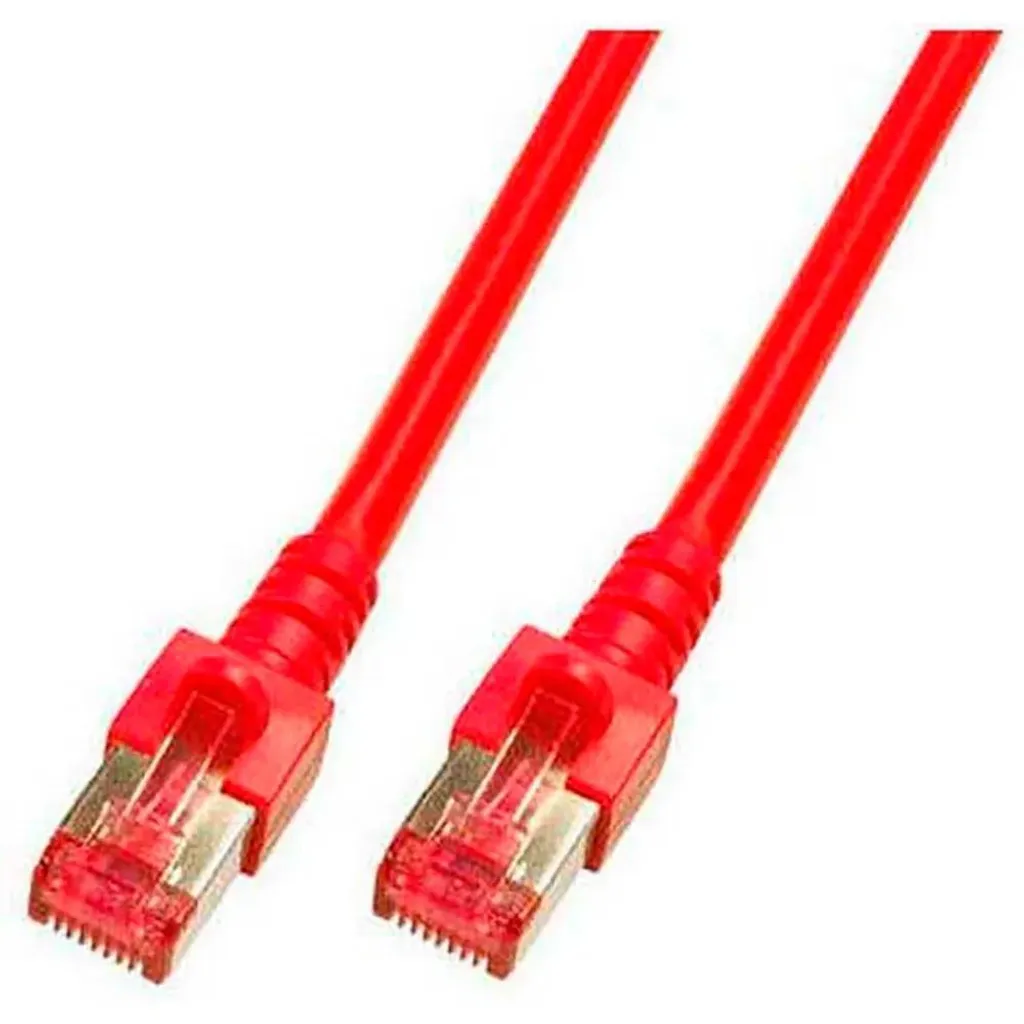 Câble Ethernet Cat6 S/FTP 25m Rouge LSZH Cordon de Brassage Performance