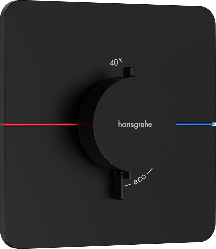 hansgrohe ShowerSelect Comfort Q Thermostat, Unterputz, 1 Verbraucher, Soft Edge Rosette, 15588670