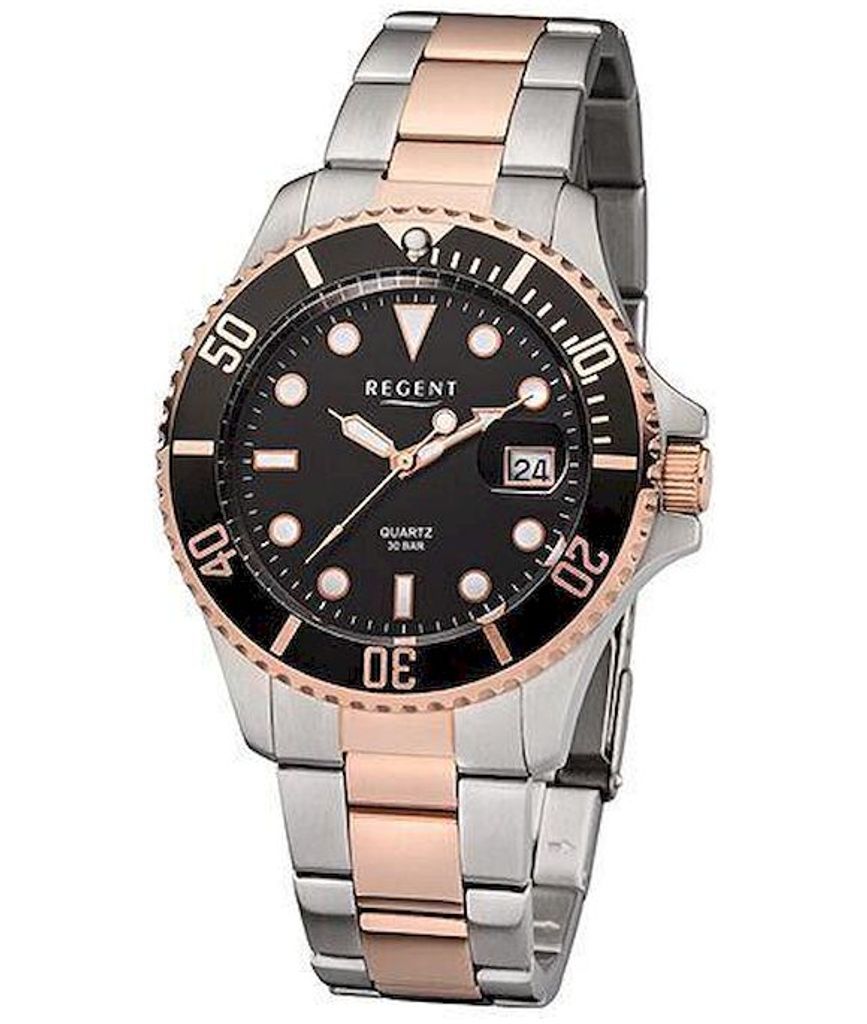 Regent Uhr Uni 1458.43.96_BA_394 Edelstahl, Quarz, Analog