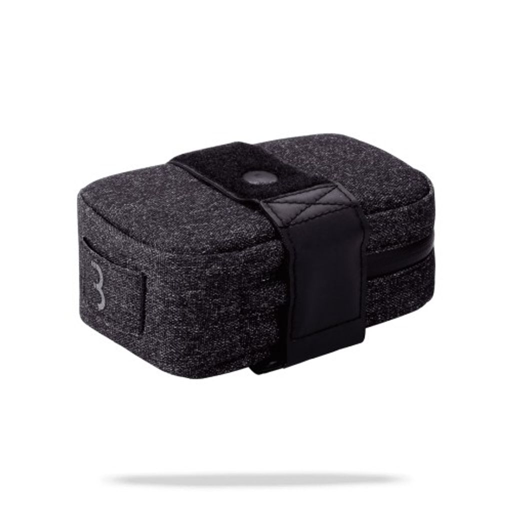 BBB Cycling Compacked M, Sattel, Fahrradtasche, Nylon, Polyester, Plane, Grau, 0,52 l, 80 mm