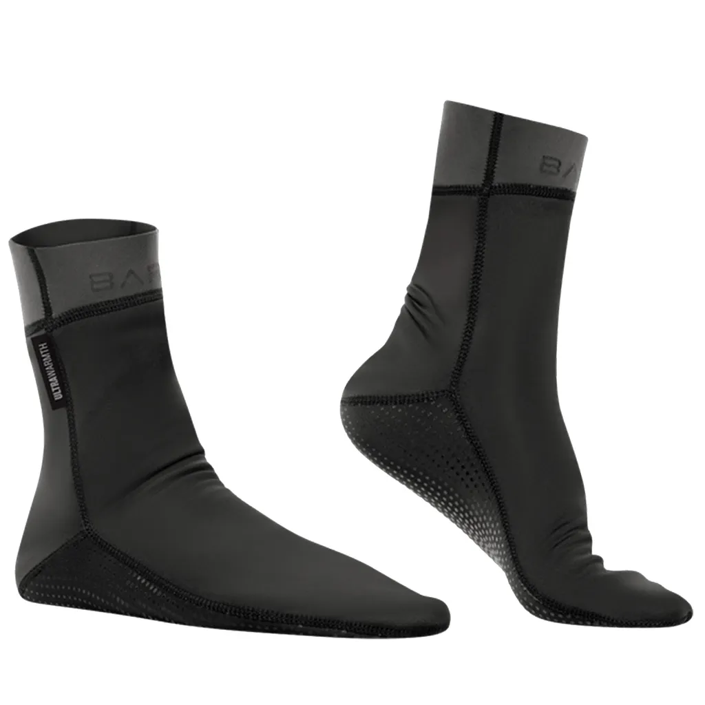 Chaussettes Bare Exowear S/M avec protection thermique maximale noire