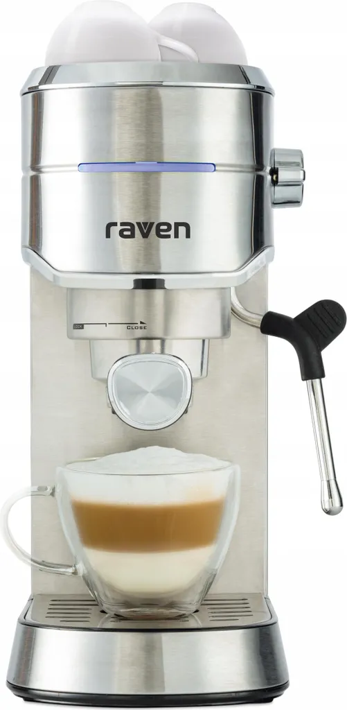 Raven Eer004 20 Bar Cob Espressomaschine, Perfekter Kaffee Jeden Tag
