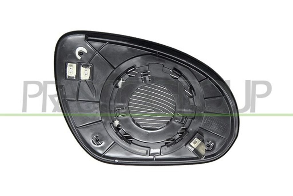 PRASCO Spiegelglas Außenspiegel Links für HYUNDAI i30 (FD) Beheizbar unGetönt Asphärisch HN0407516