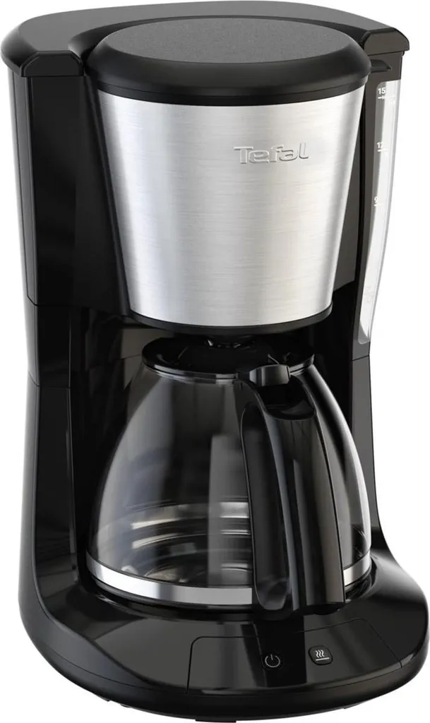 Cafetière filtre Tefal Subito 1.25L en acier inoxydable compacte