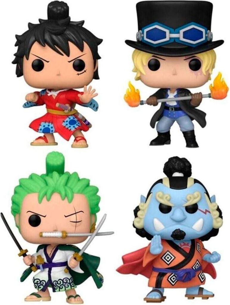 One Piece Exklusives POP-Paket mit 4 Sammelfiguren
