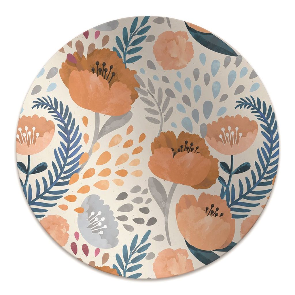 Rundmatte - Stuhlunterlage Bürostuhlunterlage - Rund Ø 100 cm - Bodenmatte - Fußmatte - Malte maki.