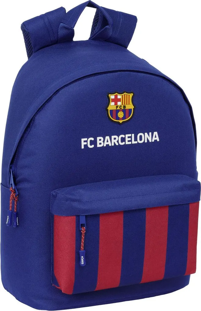 Borsa per computer portatile F.C. Barcelona 24/25 rosso granata blu navy 31 x 41 x 16 cm 14.1"