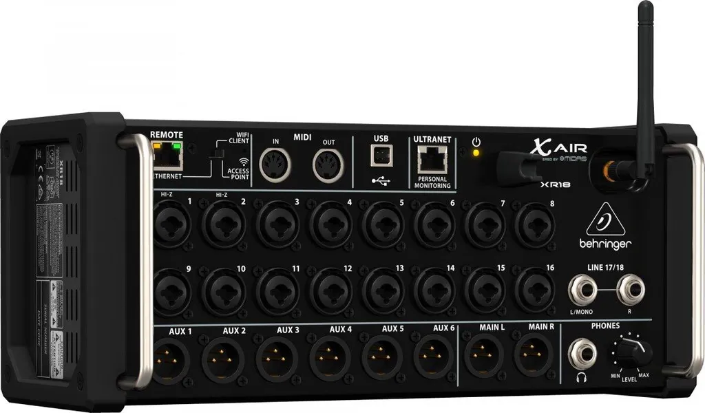 Solution de mixage Behringer XR18 pour orchestres et enregistrement Live