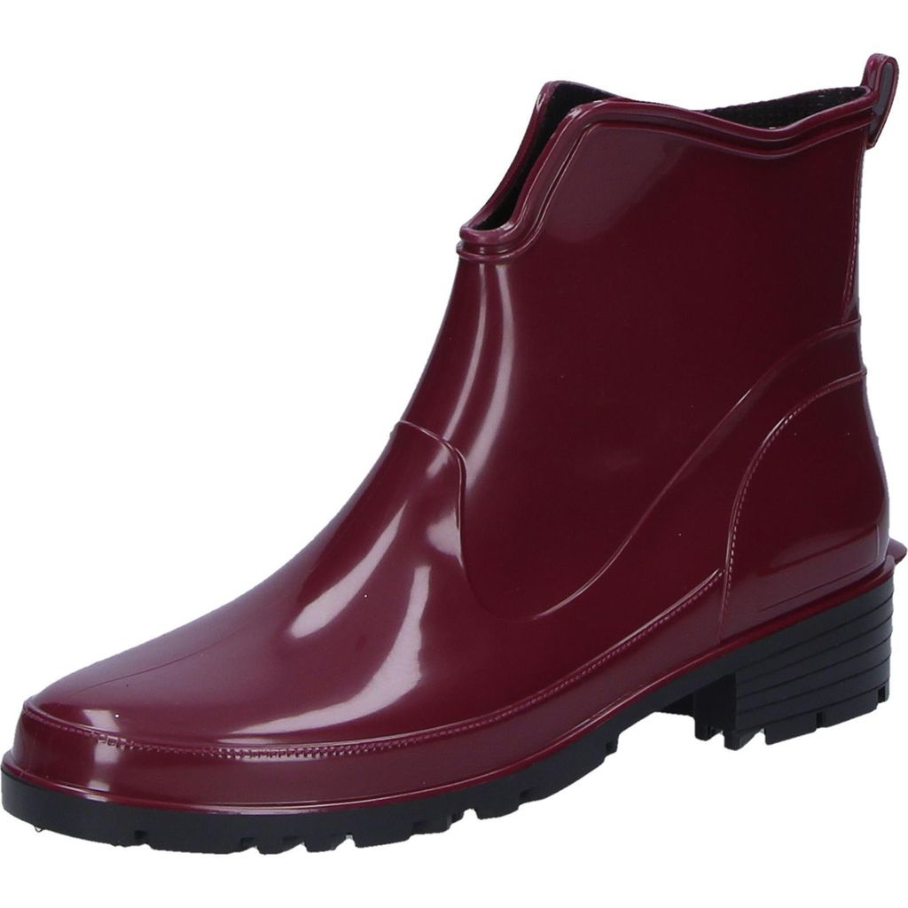 Bockstiegel Elke PVC Damen-Halbstiefel weinrot Gr. 36