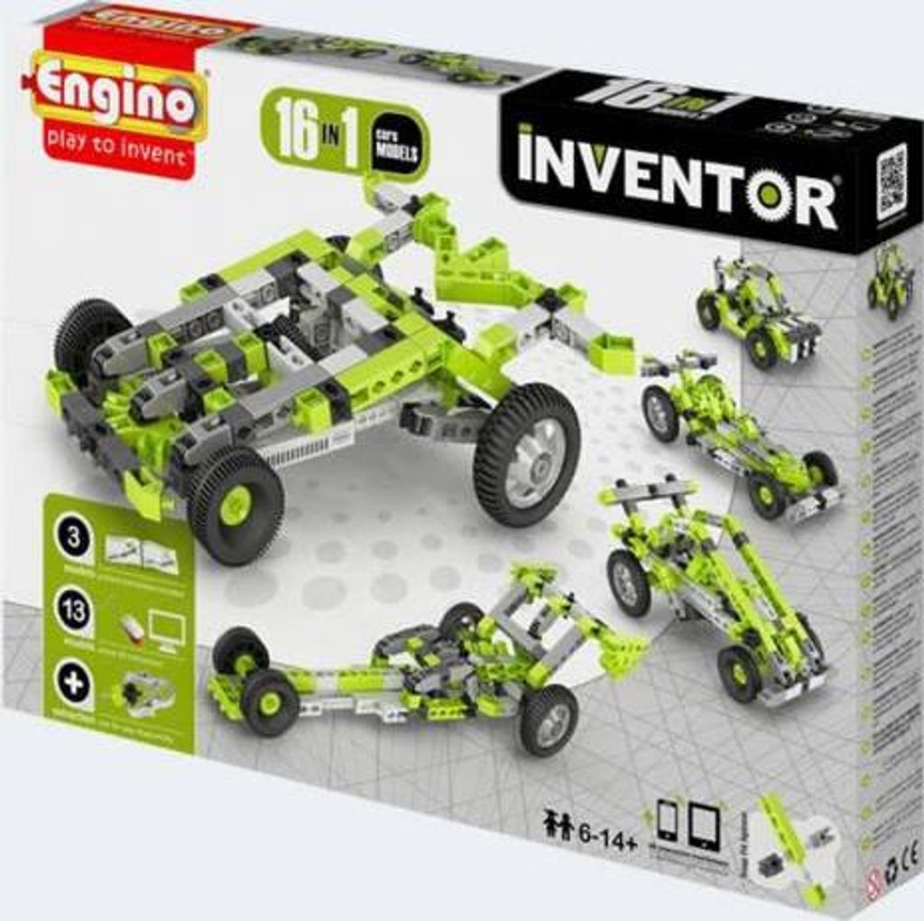 Engino Inventor 16 Modellautos 1631 ENGINO Produktbild 