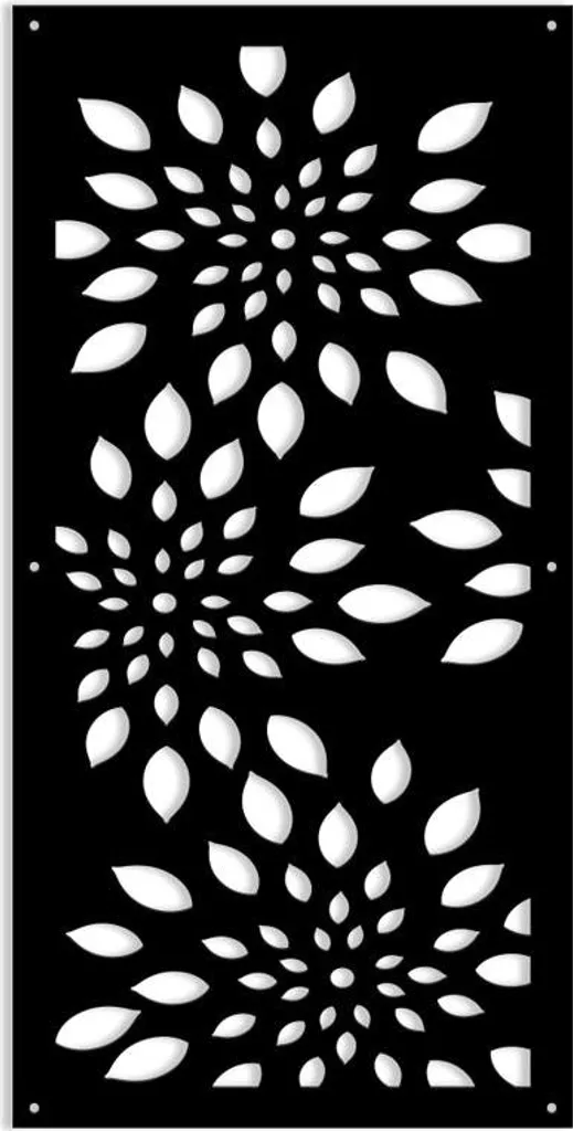 Pannello Decorativo FIREWORKS Bianco 73x73 | Divisorio PVC Design - 4