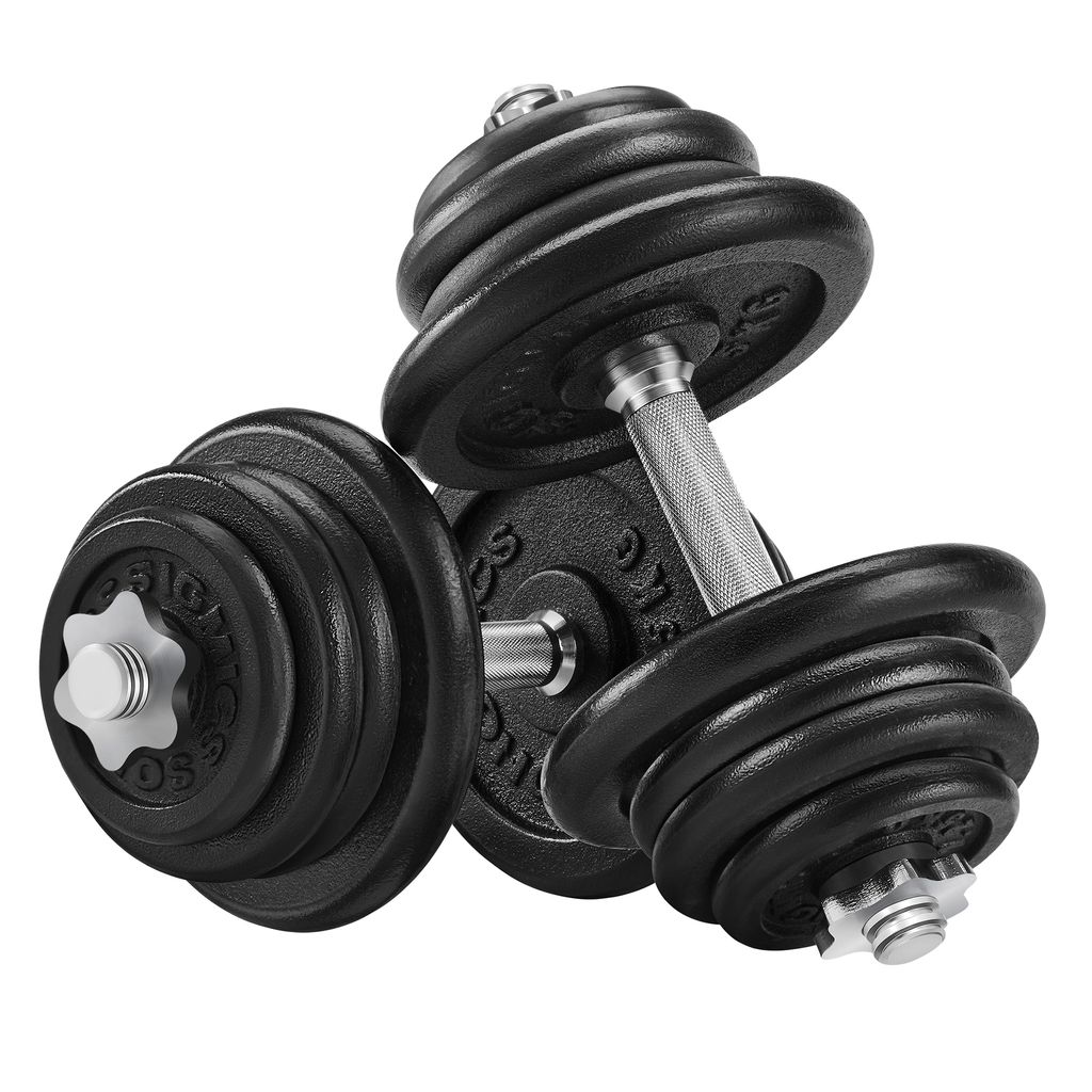 SONGMICS Hanteln, Hantelset aus Gusseisen, 50 kg, Produktbild 