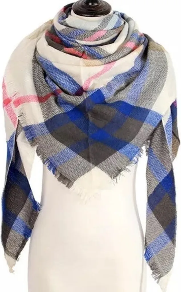 Sciarpa Multicolore Cheryl KP27438: Un Abbraccio di Seta e Colore