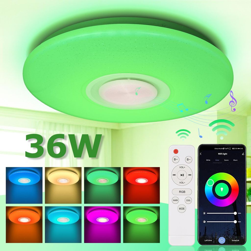 Peviasot 36W LED-Deckenleuchte dimmbar mit Produktbild 