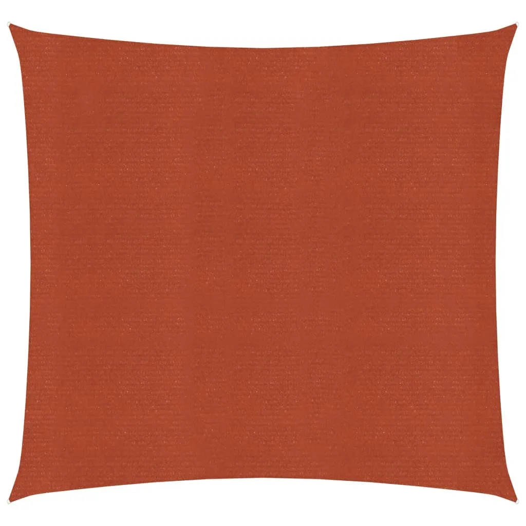 Tenda a Vela Rosso Terracotta 2x2m | Ombra Mediterranea in HDPE 160g/m²