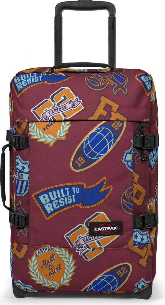 EASTPAK Reisetasche Trolley Tranverz Clash Burgundy weinrot 50cm