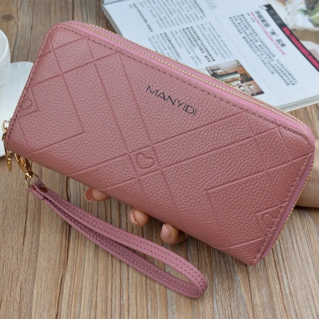 Portafoglio Giselle Rosa Scuro - Elegante e Spazioso per Donne KP25190