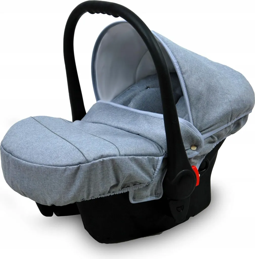 BabyLux® Optimal Ensemble Poussette Combinée 3-en-1 Rose Clair pour Bébé