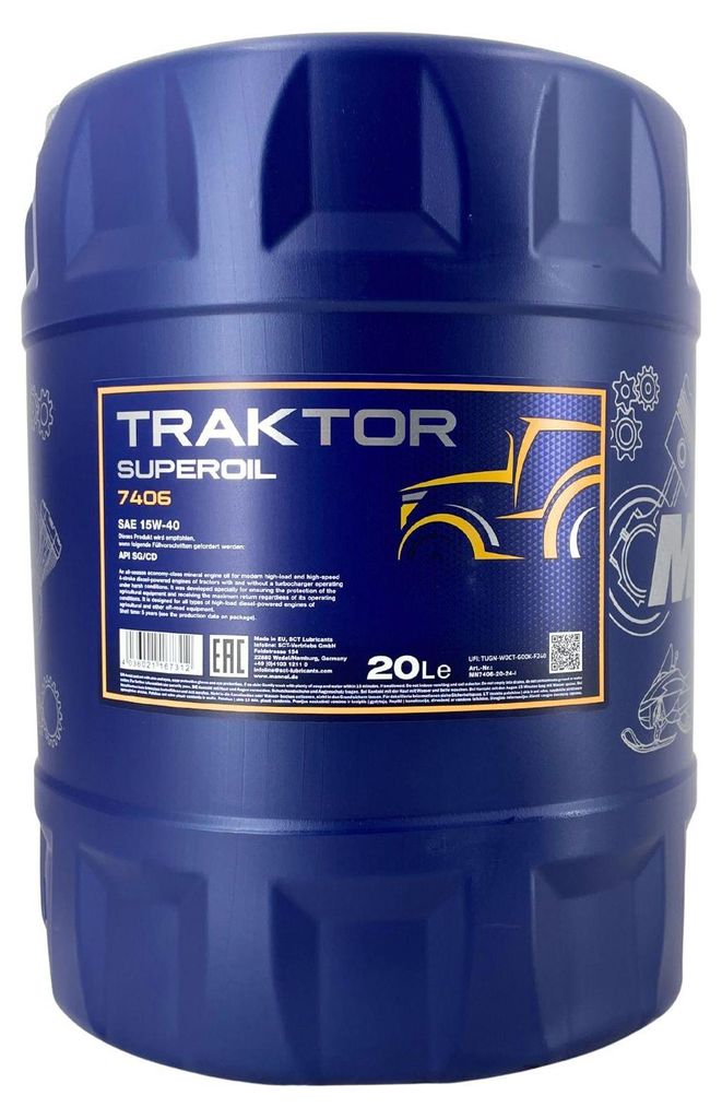 Mannol Mannol Traktor Superoil 15W-40 20 Liter Kanister Produktbild 
