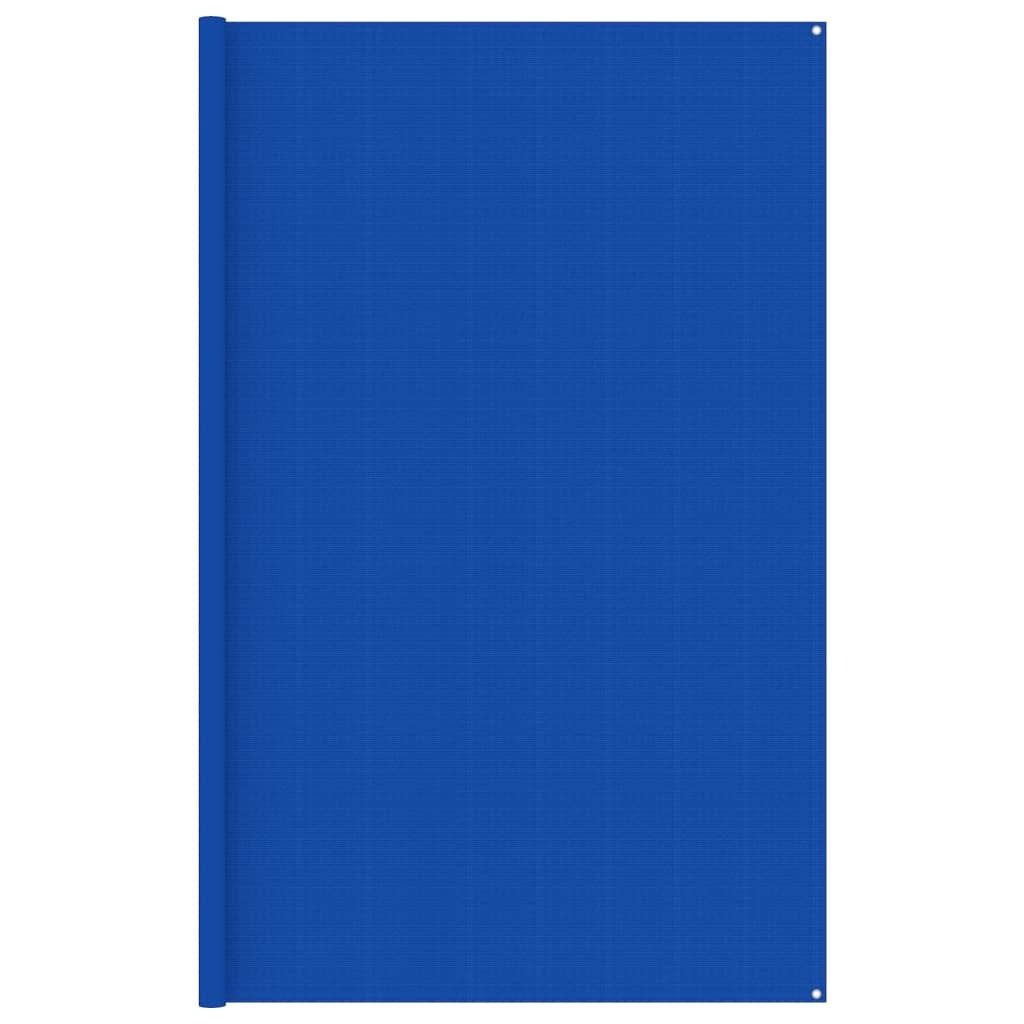 The Living Store Zeltteppich 300x400 cm Blau HDPE