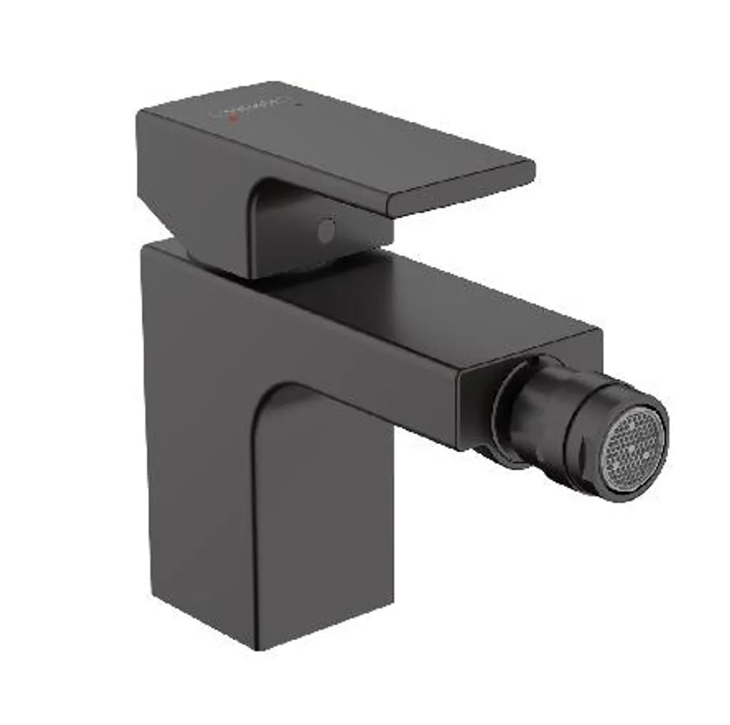 Mitigeur Bidet Noir Mat Vernis Shape avec Bec à Rotule et Finition Premium