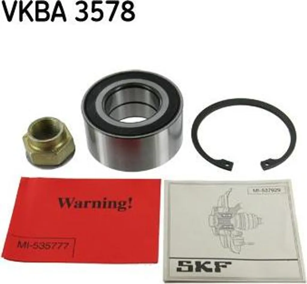 Kit Roulement de Roue OE 46512972 SKF Fiabilité Longue Durée pour Fiat